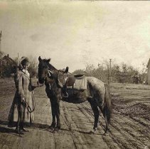 Young Woman with Horse
